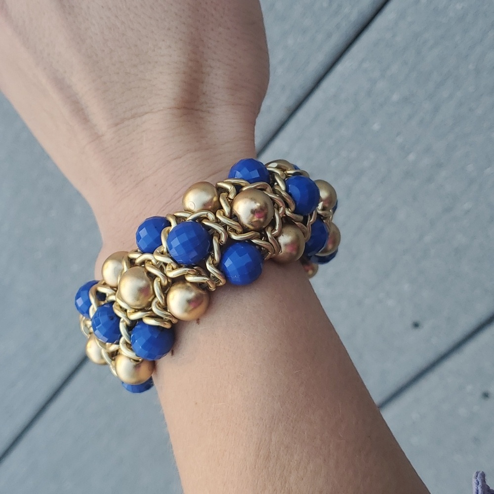 Set Beaded Stretch Statement Bracelets - image 5